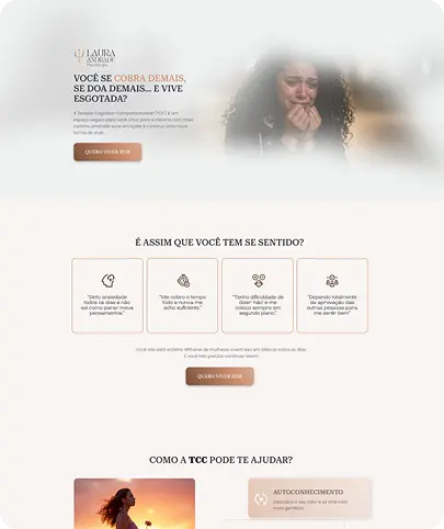 Landing page para psicóloga